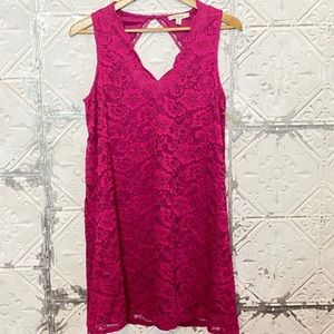 New with tags fuchsia lace dress